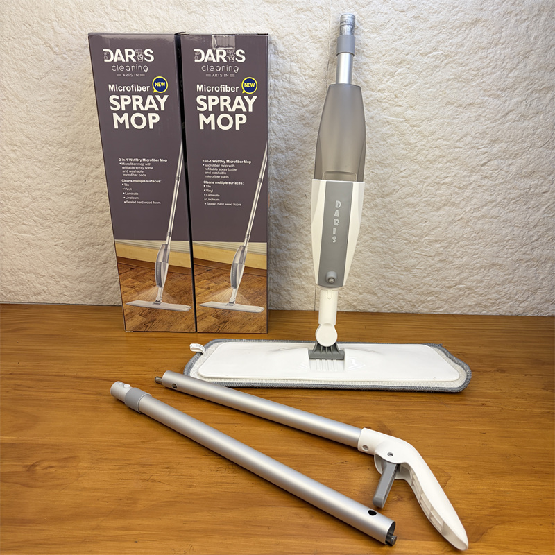 Exported to Europe and America! 300ml Water Tank, Aluminum Alloy Spray Type, Dual-Use for Dry and Wet, Seamless Floor Cleaning Flat Mop Exported to Europe and America! 300ml Water Tank, Aluminum Alloy Spray Type, Dual-Use for Dry and Wet, Seamless Floor Cleaning Flat Mop