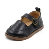 Детская обувь для принцессы для кожаной обуви для раннего возраста, осенняя, подходит для подростков, 1-5 лет, в корейском стиле, мягкая подошва