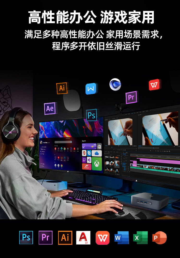 AMD RYZEN R7-5800U мини главная эвм 8 core 5825U офис домой NUC игра mini компьютер позволять система  