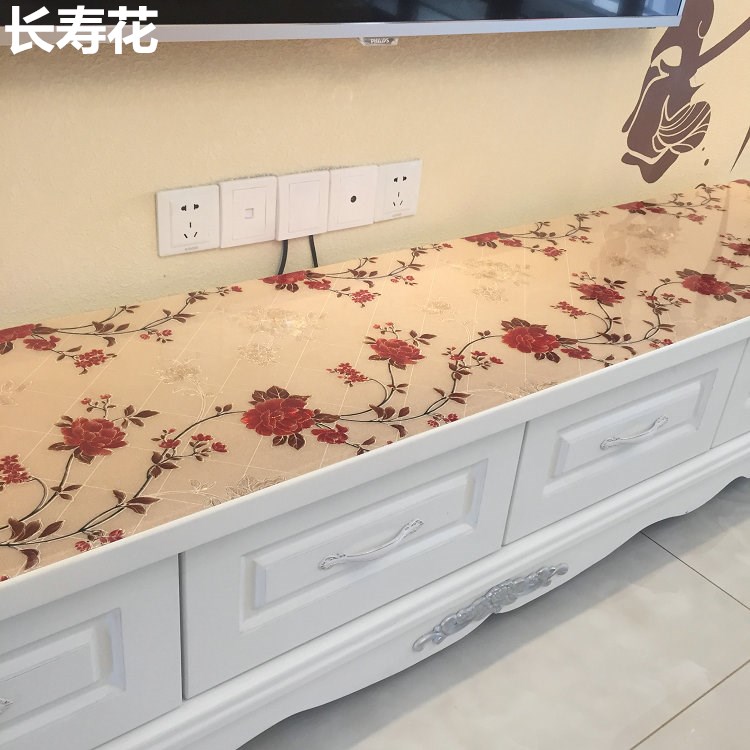 tivi samsung 40 inch Chống thấm và chống dầu dùng một lần PVC TV tủ khăn trải bàn khăn trải bàn pha lê mat đầu giường - TV tivi sony 55 inch