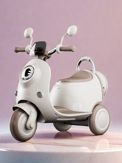 儿童电动车三轮车摩托车1-3-6岁宝宝小孩男女周岁礼物遥控电瓶车