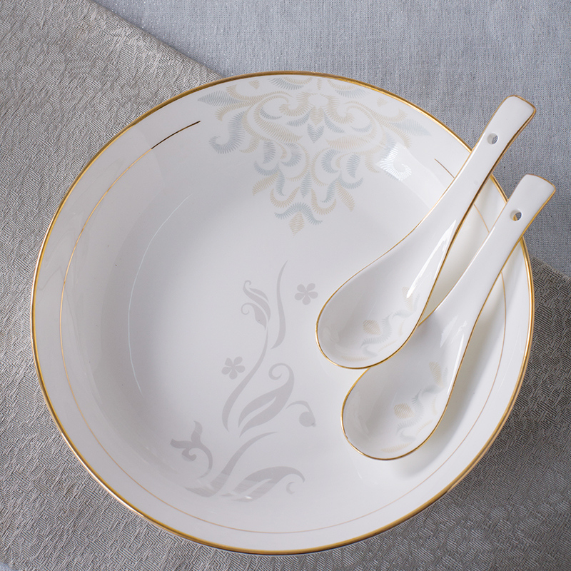 Ipads China tableware suit household jingdezhen ceramics Korean dishes dishes chopsticks 60 head up phnom penh gifts