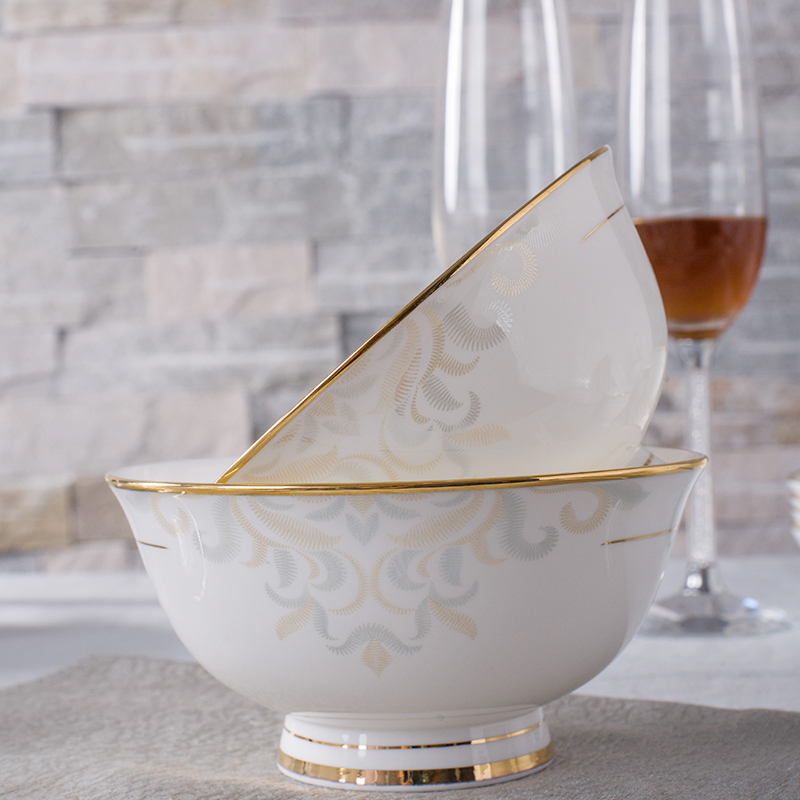 Ipads China tableware suit household jingdezhen ceramics Korean dishes dishes chopsticks 60 head up phnom penh gifts
