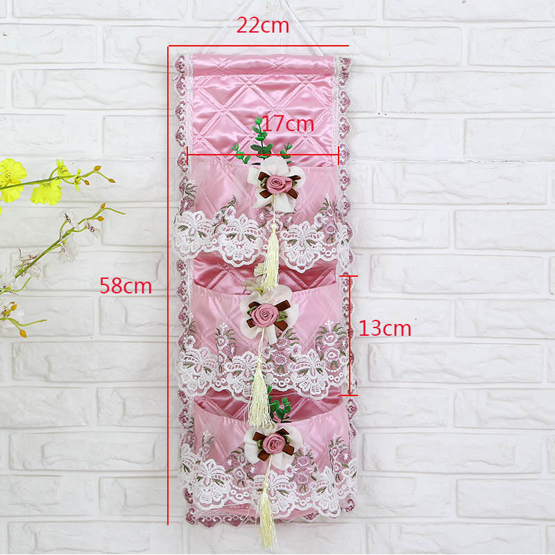 Storage bag Hanging bag Wall hanging dormitory hanging fabric storage Wall hanging door hanging pocket Door hanging bag