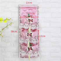 Storage bag hanging bag wall hanging dormitory hanging fabric storage wall door rear hanging pocket