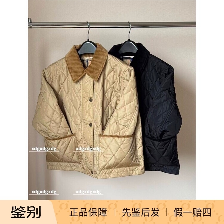 Domestic In-Stock Items* Burberry New Corduroy Short Cotton-Padded Quilted Nylon Jacket Domestic In-Stock Items* Burberry New Corduroy Short Cotton-Padded Quilted Nylon Jacket