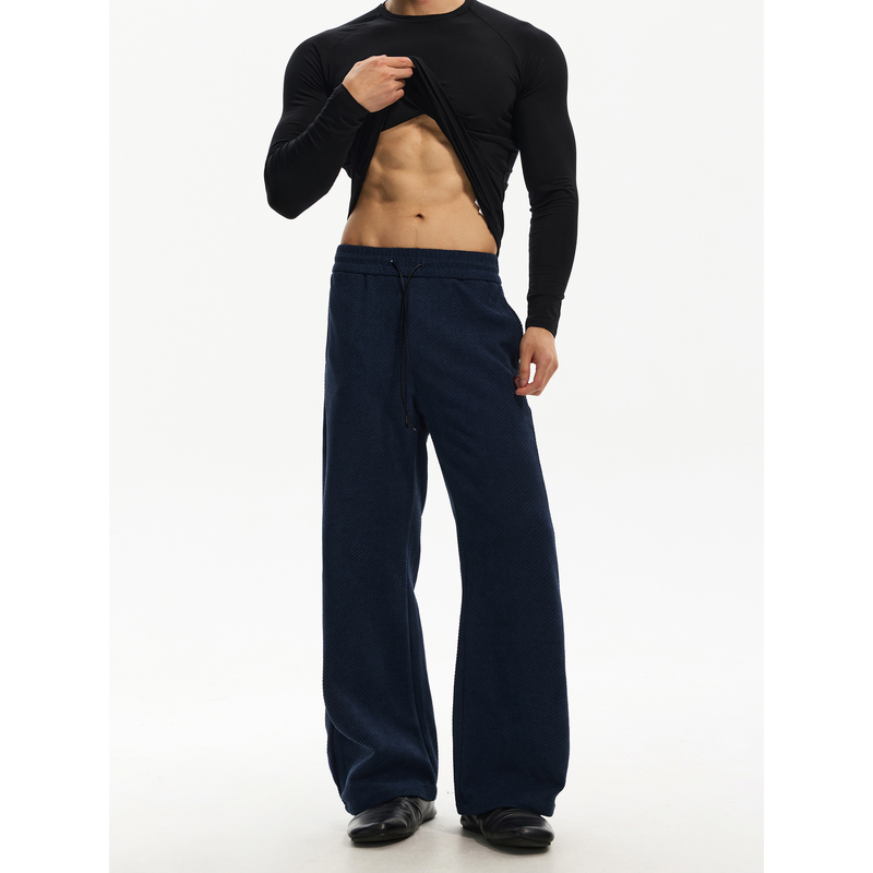 Day Ny American Casual Pants Training Pants Long Pants Men's Fitness Commuting Versatile Textured Straight Pants