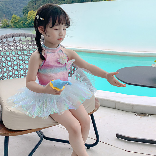 Sailor baby designer original high-end design summer outdoor girls' fashionable swimsuit new baby cute