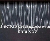 Diamond necklace 18K white gold ladder square diamond letter pendant girl 26 letters choker wifes romantic tour