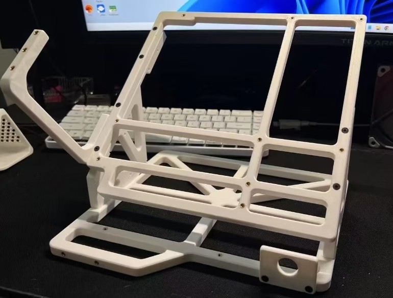 Открытая стойка itxmatx видеокарта matx для настольного компьютера creative chassis