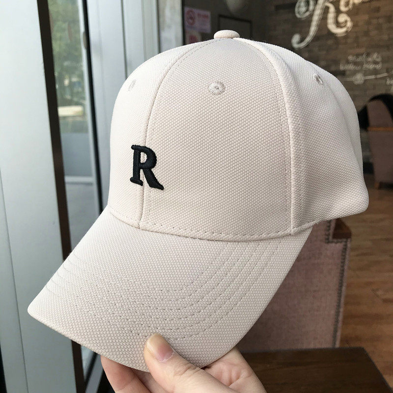 Japanese high-end spring summer duck tongue hat children Han prints with small street tide letters embroidered sun-shading baseball cap men and women