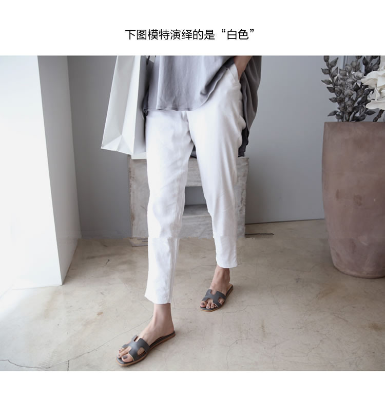 Phụ nữ mang thai chín quần trong mùa hè mặc phần mỏng quần cotton dạ dày quần 2018 new casual loose hot mom phụ nữ mang thai triều