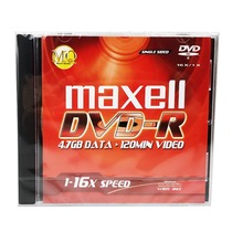 Mcselle maxell original fit 16 speed dvd-r blank disc 4 7gb lettering disc monolithic boxed dvd r CDs