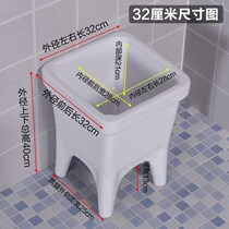 Balcony ceramic mop pool mini bathroom small 30cm mop pool floor-to-ceiling household small pool sewage basin