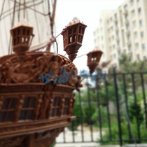 Boat Light Kit No. 2 Solid Wood Boat Light