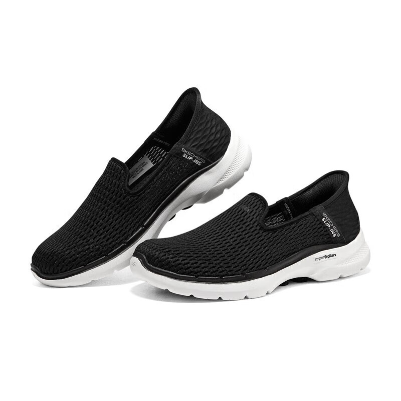 [Flash Wear Shoes] Skechers Large Mesh Breathable Walking Shoes 2025 Four Seasons Sports Slip-On Women's Shoes 896236