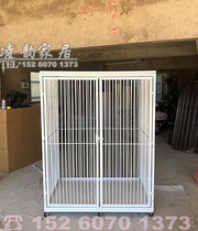 Wrought iron birdcage Macaw cage Starling cage Large outdoor decorative cat cage Dog cage Rectangular birdcage custom