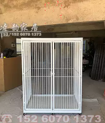 Wrought bird cage, King Kong, parrot cage, big outdoor decorative cat cage, dog cage, rectangular bird cage, custom