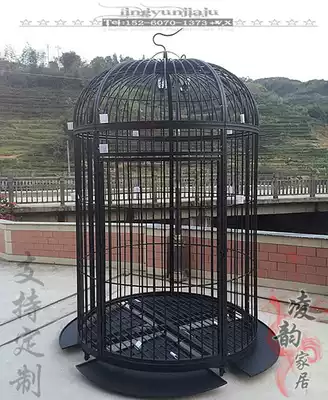 Iron large large metal birdcage Peacock cage Macaw bird cage outdoor giant super large size decorative bird cage