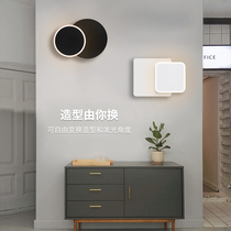  LED outdoor wall lamp Bedside lamp Wall lamp Bedroom simple modern creative corridor aisle Hotel balcony lamp European style