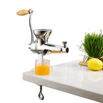 Jingfan stainless steel wheatgrass juicer Hand-shaking fruit and vegetable ginger pomegranate juicer Manual juicer
