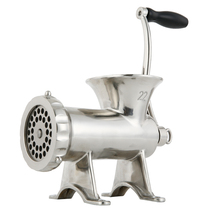 All-steel manual meat grinder Household stainless steel hand minced meat mincer can be broken chicken duck fish bone No 22