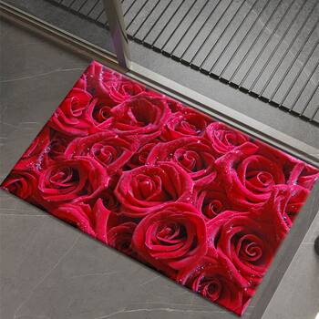Diatom mud bathroom floor mat quick-drying and absorbent bathroom non-slip mat entrance door bathroom foot mat