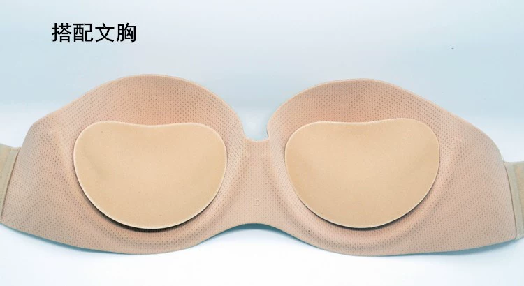 Đồ lót áo tắm dày tự dính đệm ngực silicon đệm bọt biển đệm bikini vô hình chèn bơi suối nước nóng có sẵn - Minh họa / Falsies