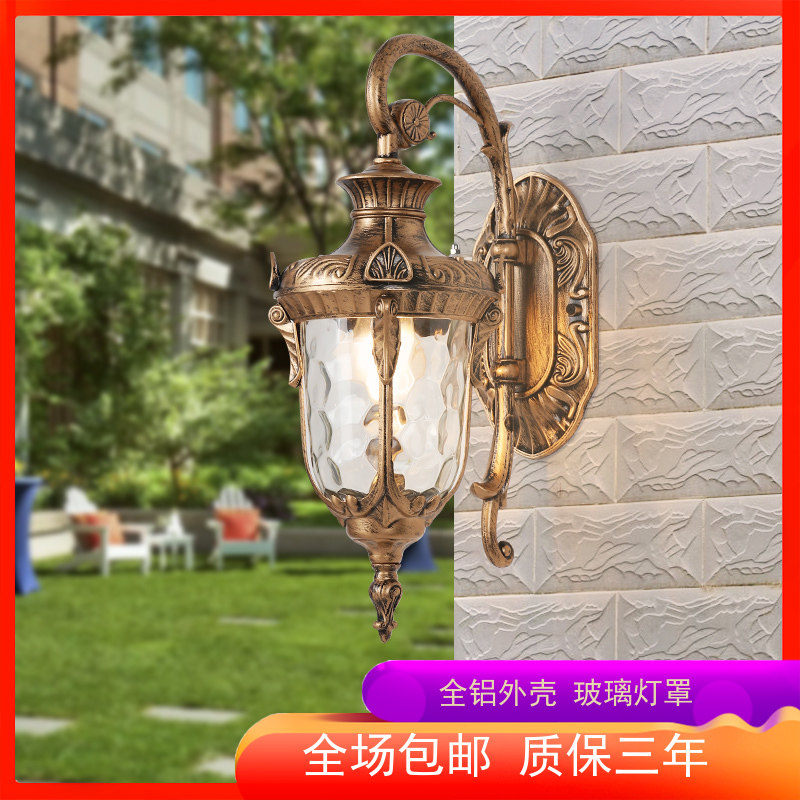 Solar Wall Light Outdoor Waterproof Garden Light Garden Villa Balcony Exterior Wall Light Chinese Outdoor Gate Pillar Light