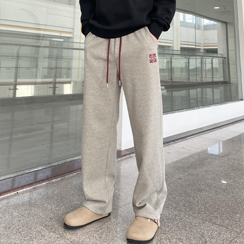 Men's Autumn Sweatpants 2026 New Trendy Loose Straight-Leg Pants with Drape, Versatile Wide-Leg Casual Pants for Men Men's Autumn Sweatpants 2026 New Trendy Loose Straight-Leg Pants with Drape, Versatile Wide-Leg Casual Pants for Men
