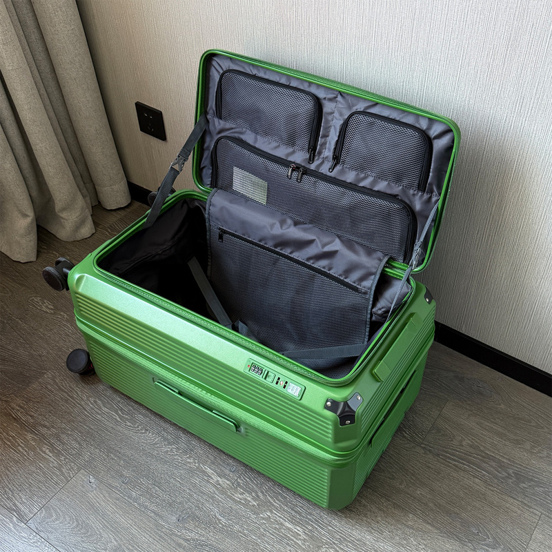 New Five-Wheel 28inch Carry-On Luggage with Expandable Zipper, Side-Opening Lid, Large Capacity 32-Inch Trolley Case, 20-Inch Carry-On Suitcase