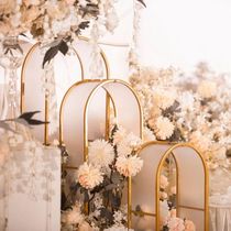 New wedding props Zhongxing Gongyue Road guide wedding stage background screen wedding Sun board road guide