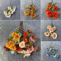 Little Daisy simulation flower ball chrysanthemum onion ball fake flower wedding silk flower beautiful Chen landscape hydrangea home decoration dried flower