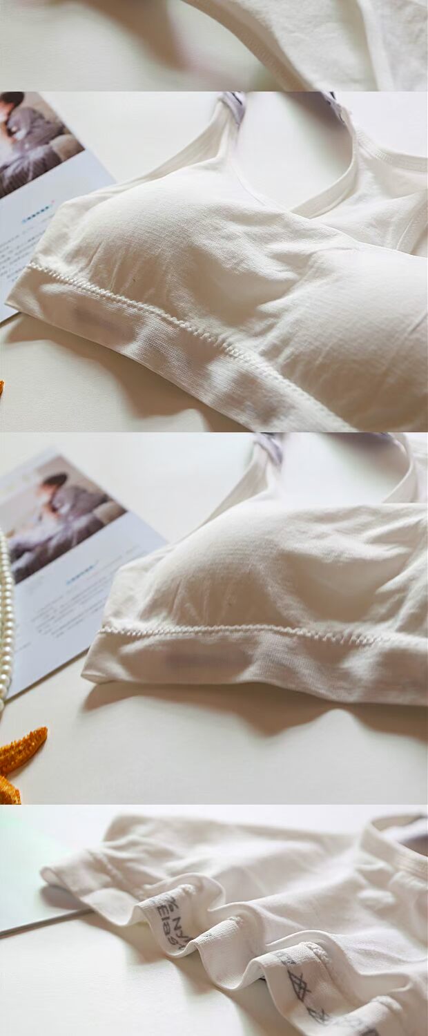 Thư đẹp trở lại ống top không có vòng thép áo ngực thể thao quấn ngực thu thập đồ lót yếm nữ sinh trung học nữ áo nâng ngực