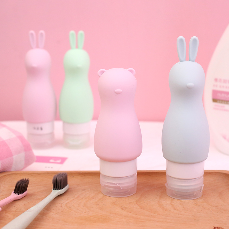 Cosmetic Empty Bottle Shampoo body lotion Bath Lotion SQUEEZE SILICONE TRAVEL SPLIT BOTTLE PORTABLE TOURIST LOTION BOTTLE
