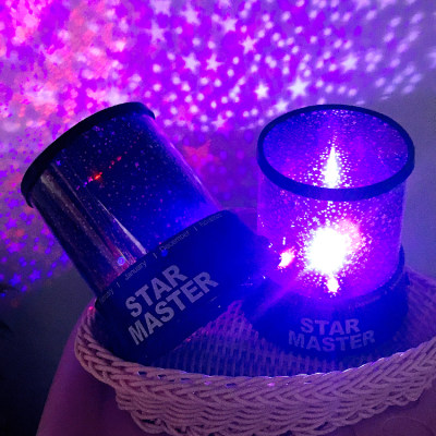 Creative Dream Romantic Starry Sky Light Rotating Starlight Projector Bedroom Starry Night Sky Led Sleeping Night Light