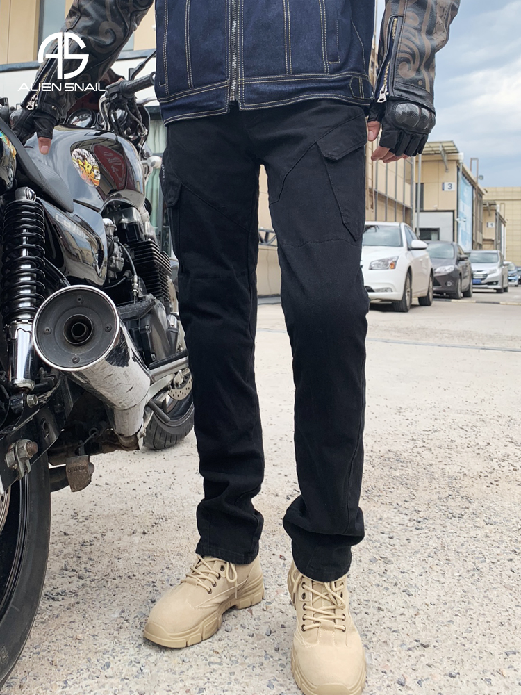 Alien snail motorcycle casual motorcycle pants couple riding pants Male Arab fallproof windproof knight jeans