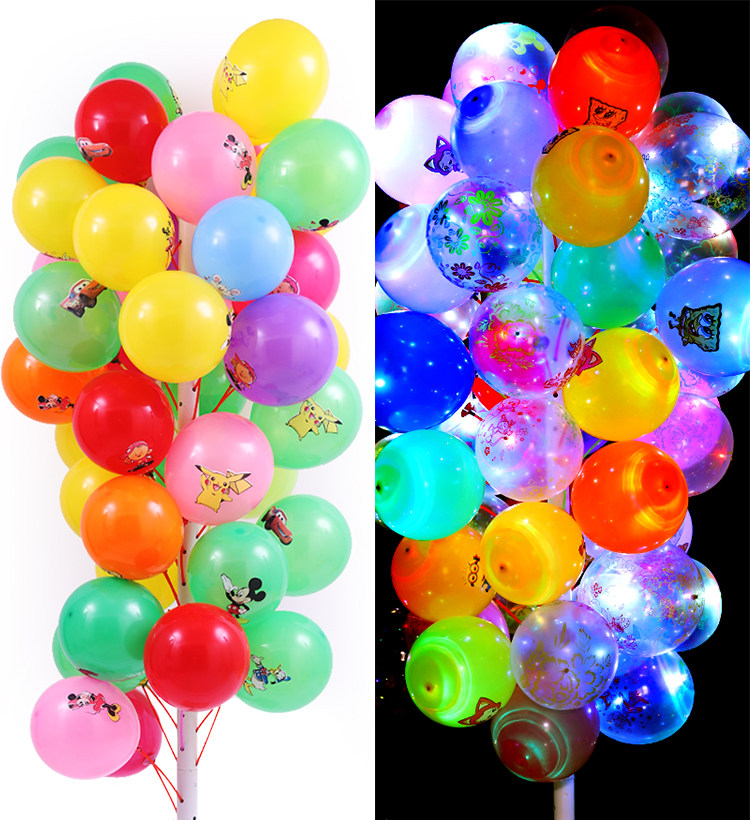 Table floating Balloon Shelf rack Balloon Christmas Tree Post Base Trim push Street to sell small gifts