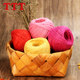 Colorful retro jute wire hemp rope handmade cotton and linen rope binding rope binding rope DIY bottle braiding material