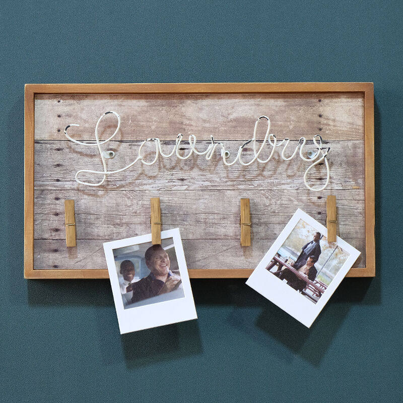 American nostalgic retro old wall decoration photo message wall hanging wall decoration wooden wall decoration wall decoration