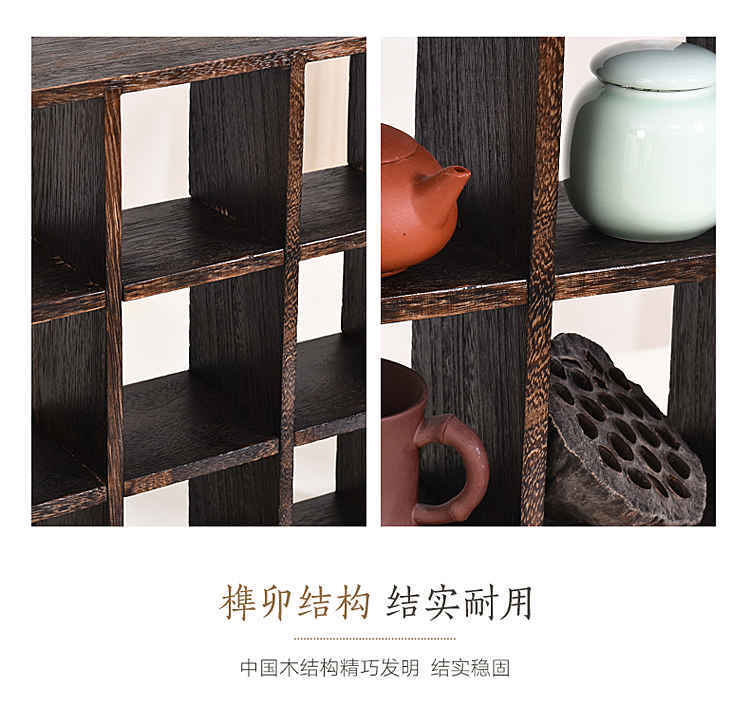 Đốt paulownia kệ gỗ rắn treo tường bằng gỗ - Kệ tủ sách thông minh