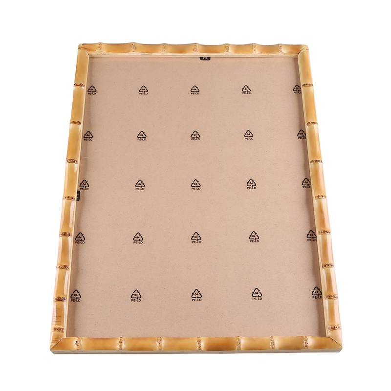 Bamboo Root Wall-Mounted Large Picture Frame A4A3 Large Size Living Room Tea Room Calligraphy and Painting Art Photo Display Frame Bamboo Frame
