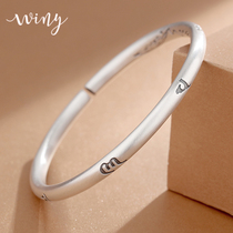 Winy9999 sterling silver bracelet female heart meritans retro send mother grandmother foot silver bracelet solid silver bracelet silver jewelry