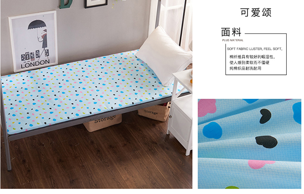 Học sinh giường tầng mat cứng nệm pad mét dày bông giường đơn ký túc xá 0.9m1 - Nệm nệm 1 người