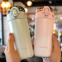 Special portable 304 stainless steel insulated water glass for pregnant woman straw cup female portable kettle for childrens insulated cup