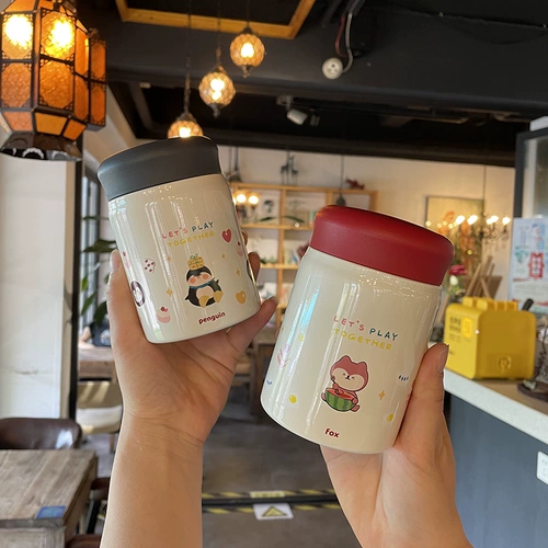 Маленький термос, детский ланч-бокс, портативная детская измерительная кружка