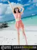 New small chest gathered thin belly cover swimsuit women's conservative one-piece skirt flat angle hot spring ins wind Korean swimsuit
