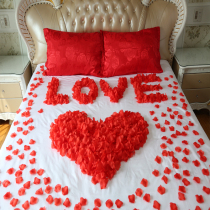 Wedding rose petals flower scene birthday Chinese Valentines Day Valentines Day proposal confession wedding room decoration supplies