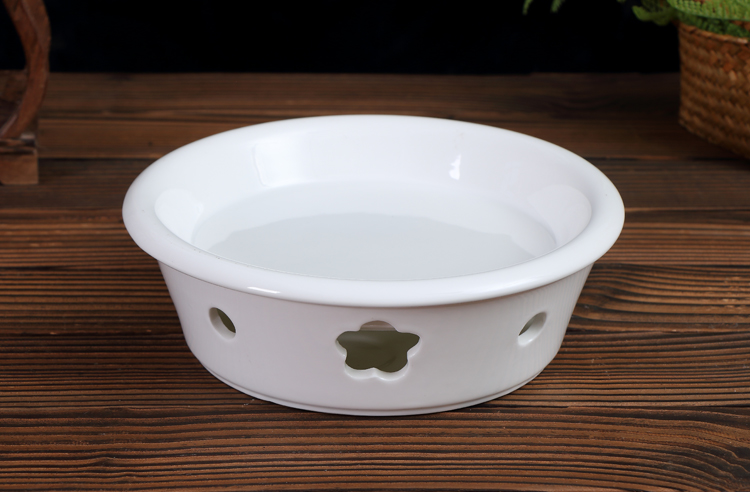 Nồi khô nến giữ lò sưởi đĩa món ăn đĩa cá bát nồi khách sạn bộ đồ ăn hàng ngày gốm mận lò đĩa dùng 1 lần