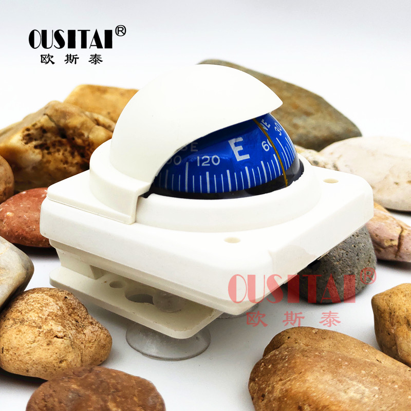 Orster Chinese and English high-precision magnetic angle suction cup outdoor adventure off-road car compass ball compass